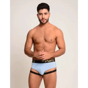 Brief con Liguero - Azul, L 40080