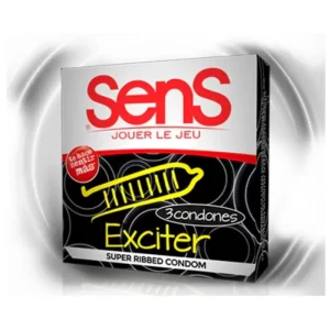 CONDONES SENS EXCITER x 3